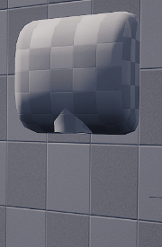 Using the hand dryer