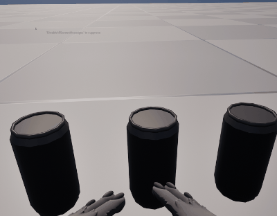 Throwing a soda can as a grenade