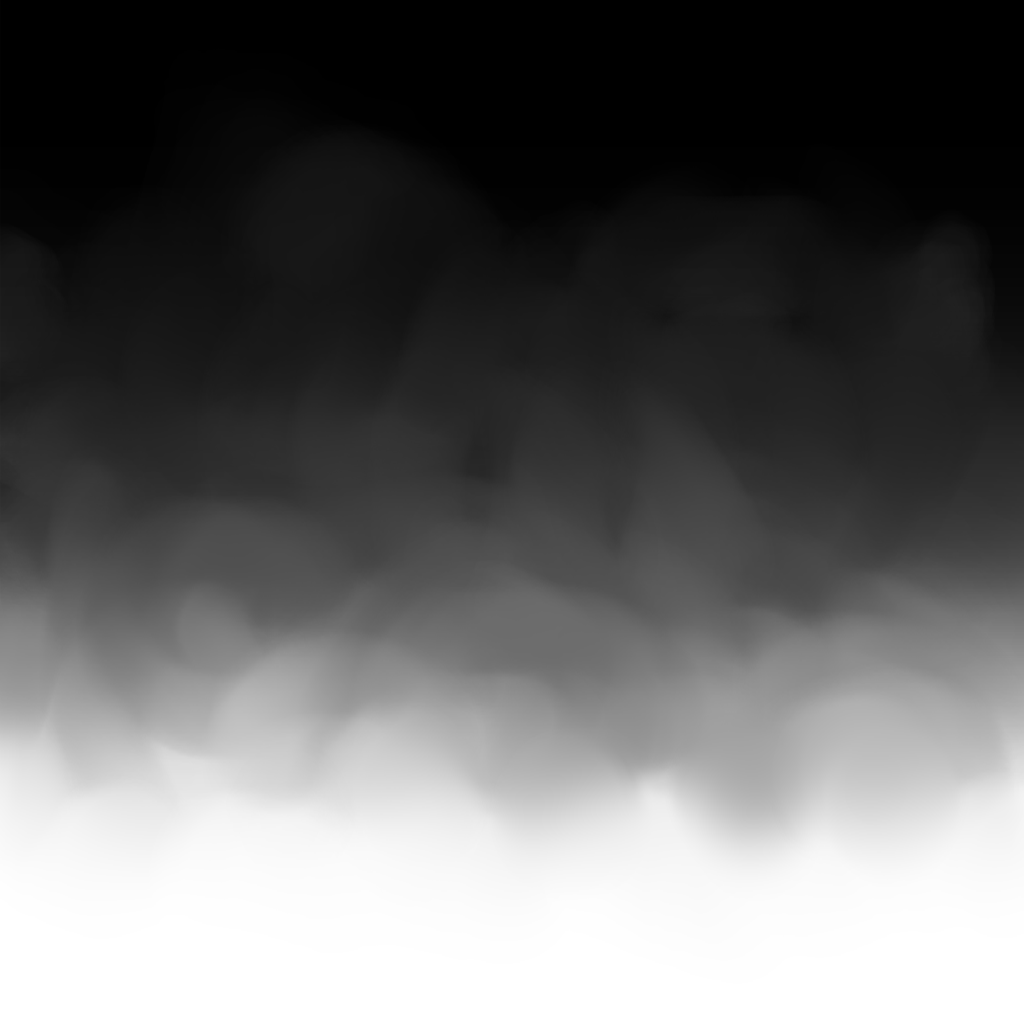 Turbulent gradient mask texture